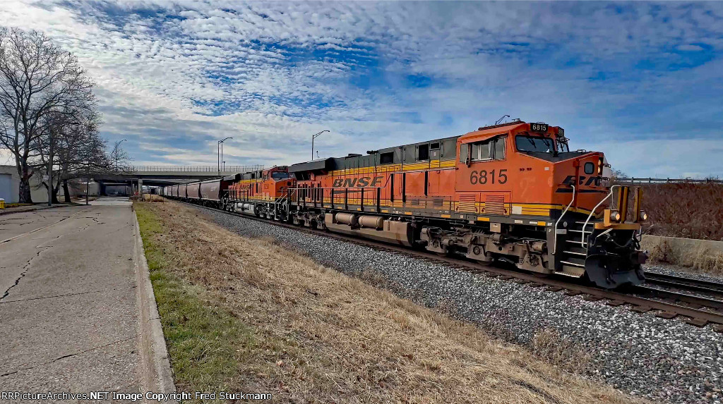 BNSF 6815 leads G111.